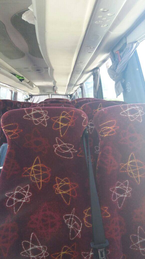 מושבים של אוטובוס יוטונג 53 מקומות